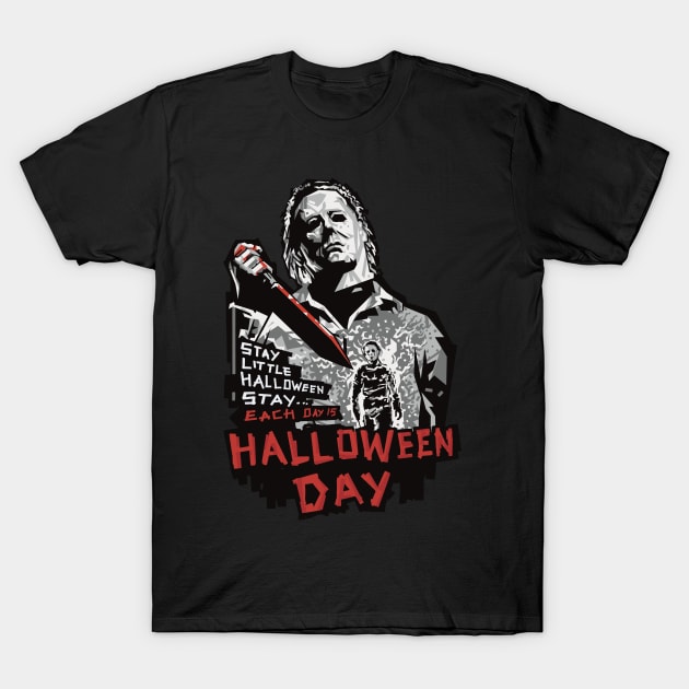 Each day is Halloween Day T-Shirt by BAJAJU